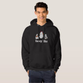 Funny Dancing Memes Cute Halloween Dancing Ghosts Hoodie (Vorne ganz)