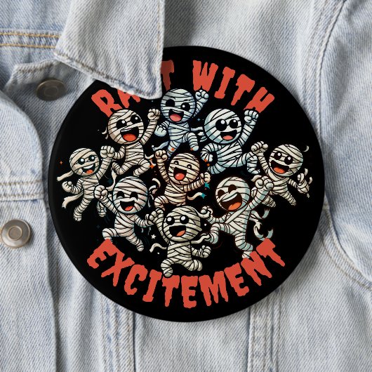 Funny Dancing Mummies Rapt mit Spannung Button (Beispiel)