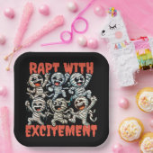 Funny Dancing Mummies Rapt mit Spannung Pappteller (Party)