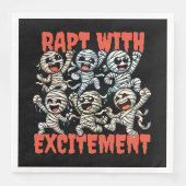 Funny Dancing Mummies Rapt mit Spannung Serviette (Vorderseite)