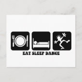 Funny Dancing Postkarte (Vorderseite)