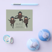FUNNY Dancing RABBI Personalisiert mit Text Flyer (Einzeln)