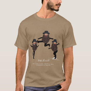 FUNNY Dancing RABBI Personalisiert mit Text T-Shirt