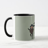 FUNNY Dancing RABBI Personalisiert mit Text Tasse (Links)