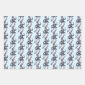 Funny Dancing Skeleton Geschenkpapier Set (Vorderseite 3)