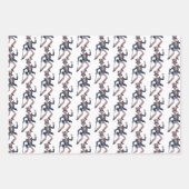 Funny Dancing Skeleton Geschenkpapier Set (Vorderseite)