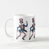 Funny Dancing Skeleton Kaffeetasse (Links)