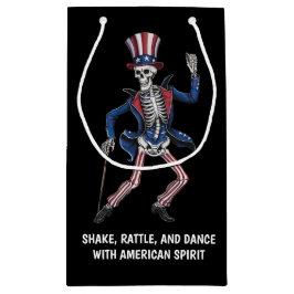 Funny Dancing Skeleton Kleine Geschenktüte