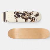 Funny Dancing Skeleton Skateboard (Horizontal)