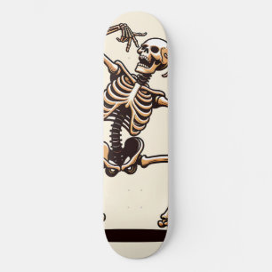 Funny Dancing Skeleton Skateboard