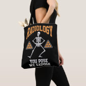 Funny Dancing Skeleton Xray Radiology Spaß Tasche (Von Nahem)