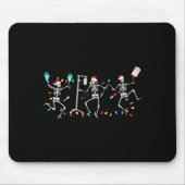 Funny Dancing Skeletons Nicu Er Nurse Registered N Mousepad (Vorne)