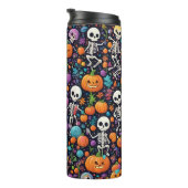 Funny Dancing Skeletts Halloween Thermal Tumbler Thermosbecher (Nach rechts gedreht)