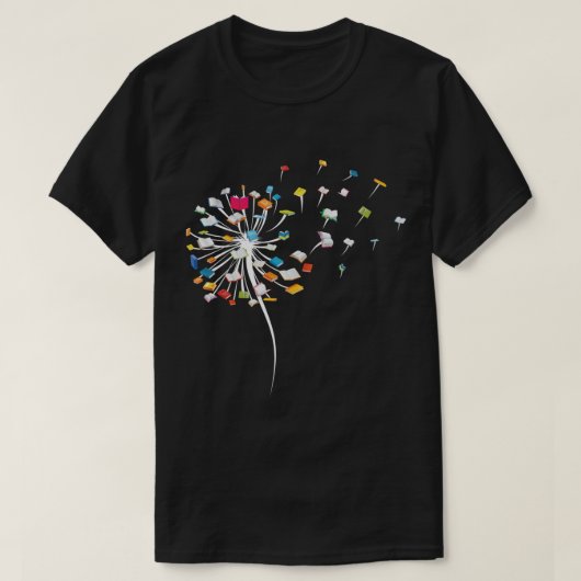 Funny Dandelion Books Geschenk zum Lesen von Fraue T-Shirt (Design vorne)