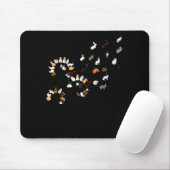 Funny Dandelion Bunny Flower Mousepad (Mit Mouse)