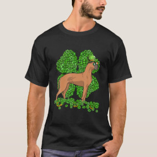 Funny Dane Dog Kleeblatt St Patricks Day T-Shirt