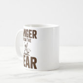Funny Danger From The Rear, Humor Women Attitude  Kaffeetasse (Vorderseite Links)