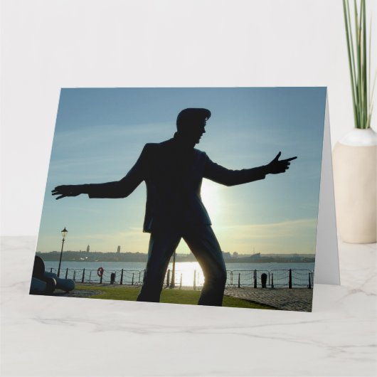 FUNNY DANK GREETING CARD DER 1950er Dankeskarte (Vorderseite)