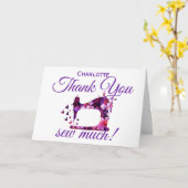 Funny Danke, dass Sie die Grußkarte der Maschine n Karte (Gelbe Blume)