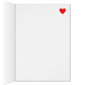 Funny Danke für das Schwimmen am Valentinstag (Innen (Rechts))