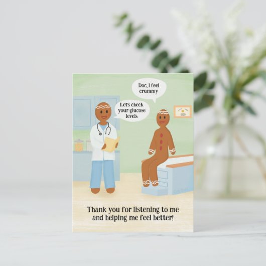 Funny danke Ihnen Doktor Weihnachten Weihnachten (Stehend Vorderseite)