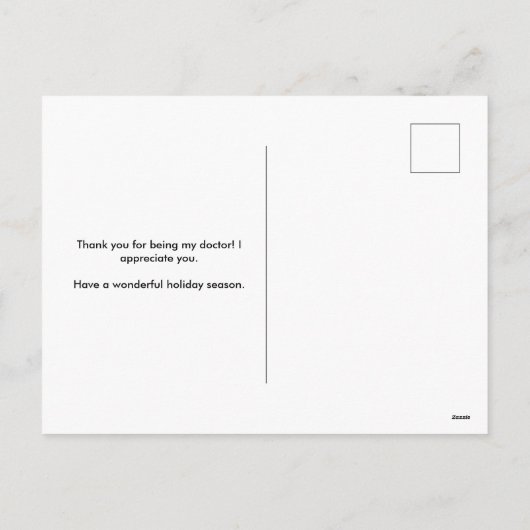 Funny danke Ihnen Doktor Weihnachten Weihnachten (Rückseite)
