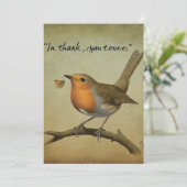 Funny danke Karte (Stehend Vorderseite)