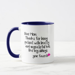 Funny Danke Mama Meme Mother's Day-Geschenk-Kaffee Tasse
