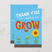 Funny Dankeschön Karte für Lehrer, Wertschätzung (Vorne/Hinten)