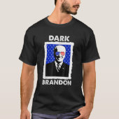 Funny Dark Brandon USA Flag Dark Brandon Demokrat T-Shirt (Vorderseite)