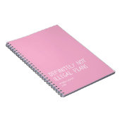 Funny Dark Humor Notebook, Sarcastic Journal,  Notizblock (Rechte Seite)