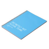 Funny Dark Humor Notebook, Sarcastic Journal,  Notizblock (Linke Seite)