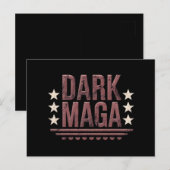 Funny DARK MAGA 2024 Postkarte (Vorne/Hinten)
