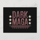 Funny DARK MAGA 2024 Postkarte (Vorderseite)