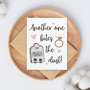 Funny Dark Spaß Glückwunsch auf Ihrer Verlobung Karte