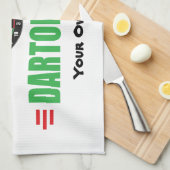 Funny Dart Game Lover Geschirrtuch (Viertel Falte)