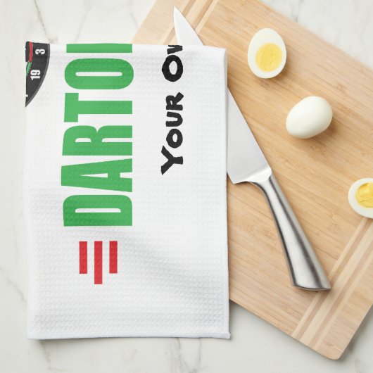 Funny Dart Game Lover Geschirrtuch (Viertel Falte)