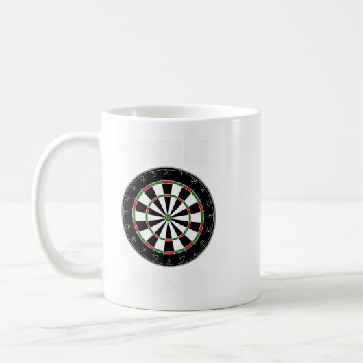 Funny Dart Treble Maker Darts Player Dartboard Jok Kaffeetasse (Links)