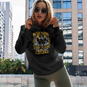 Funny Dart Warning - Kunst Spaß Hoodie