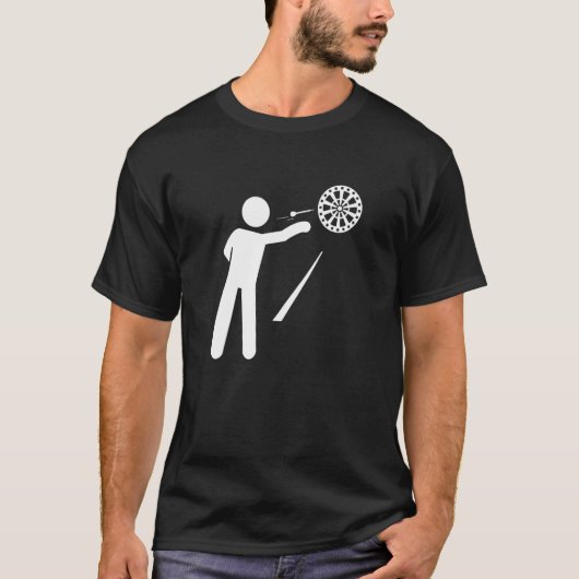 Funny darts for darts players Pally 20 darts Dar 1 T-Shirt (Vorderseite)
