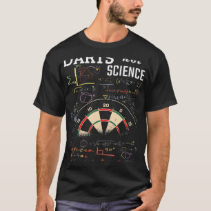 Funny Darts not Science Math Vintag Dartboard T-Shirt
