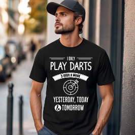 Funny Darts Player Design T-Shirt