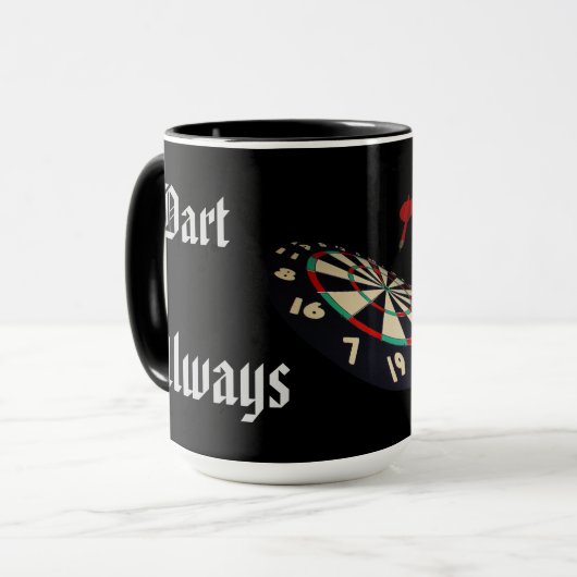Funny Darts Players Scoring, Combo Coffee Tasse (Vorderseite Links)