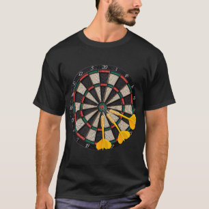 Funny Darts Quote Qualifikationen Tactics Techniqu T-Shirt