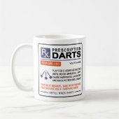 Funny Darts Tasse Prescription Design (Links)