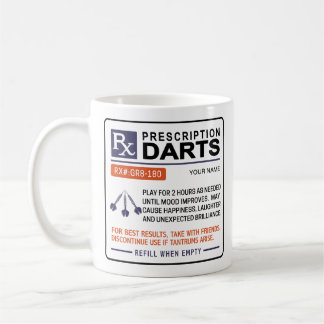 Funny Darts Tasse Prescription Design