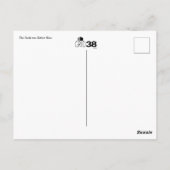 Funny das Buch war besser Mäuse Postkarte (Rückseite)