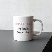 Funny | Das heutige Ziel: Die winzigen Menschen le Tasse