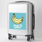 FUNNY DAS IST BANANAS BANANA DECAL STICKER FÜR AUT (Koffer)