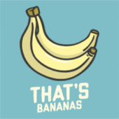 FUNNY DAS IST BANANAS BANANA DECAL STICKER FÜR AUT (Vorderseite)